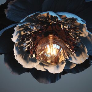 Blomlampa cold blue